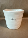 Bloom White Ceramic Planter