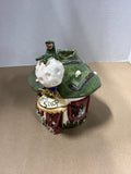 2003 Blue Sky CLAYWORKS Heather Goldminc Candle Holder Golf Pro Shop
