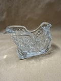Santa’s Sleighs Glass Candy Dish