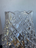 Waterford Crystal Vintage Electric Hurricane Lamp (WORKS)