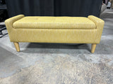 Mid Century Style Yellow Storage Bench by Degas Home Furnishings Co. Ltd.