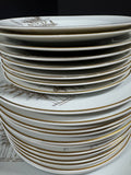 61-Piece Fukagawa Arita Japan Gilt Bamboo China Set