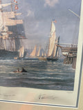 Boston - The Celebrated Clipper Ship by John Stobart; Signed & Numbered (493/750) AS IS
