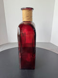 Wine Red Large Recycled Spanish Glass Decorative Bottle Vase