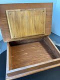 Folk Hand Painted Vintage Wooden Writing Lap Desk