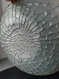 Glittery Multicolored XL Reverse Painted Glass Console Bowl