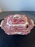 (DD) Mason’s England Vista Pink China Small Bedford Lidded Soup Tureen