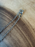 Harry Potter Inspired Silver Tone Wand Necklace (A)