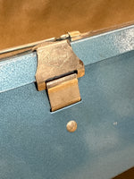 Small Blue Metal Tool Box