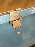 Small Blue Metal Tool Box