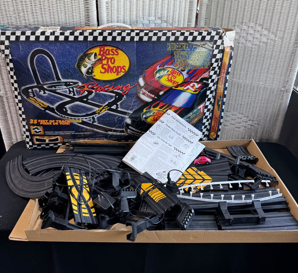 Bass Pro Shop Electric Race Car & Track Set AS IS (READ DESCRIPTION CAREFULLY)