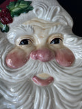 Fitz and Floyd Classics Old Fashioned Christmas Santa Claus Canapé Plate