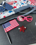 8-Piece Patriotic Summer Kid’s & Doll Dress Up Lot