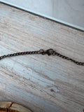 Rose Gold Tone Heart & Dove Pendant Necklace