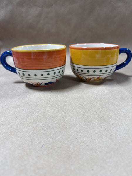 (B) Set Of 2 Mexican Sunrise Coffee Mugs