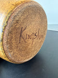 Earth Tone Studio Pottery Vase - Signed