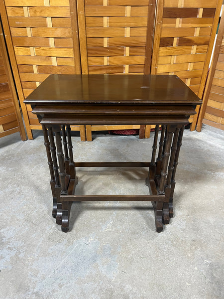 Ethan Allen 3 Piece Nesting Tables