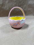 Easter Egg Ceramic Basket