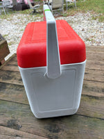 Red and White Cooler