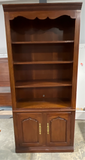 Bookcase with Cabinet Storage