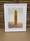 Yellow Surfboard Print