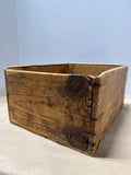 Vintage Handmade Wooden Crate