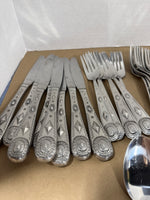 Wallace 18/10 Stainless TAOS 37 Piece Flatware