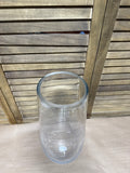 Large Clear Glass Vase