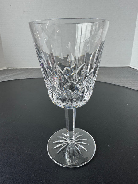 (I) Waterford Crystal Lismore Water Goblets (8 AVAILABLE—PRICED INDIVIDUALLY AT $25 EACH)