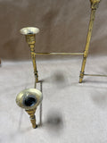 Gold Folding Candelabro — Holds 4 Candles