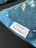 Pair of Artelier by Nicole Miller Blue Floral Throw Pillows