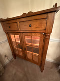 Oak Pie Safe Cupboard***HEAVY ITEM***READ DETAILS ON PICK UP POLICY***