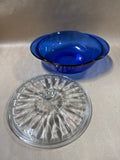 Cobalt Blue Anchor Hocking Baking Dish With Lid