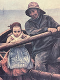 “A Helping Hand” Print by Emile Renouf; Signed