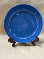 Set Of 7 Pottery Barn Cambria Ocean Blue Dinner Plates