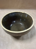 (C) Small Earth Tone Stoneware Pottery Bowl
