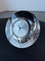 (T) Waterford Crystal Eclipse Quartz Desk Clock