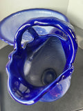 Homestead England Flow Blue Ceramic Pitcher & Basin
