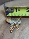 Rhinestone Hummingbird Pin