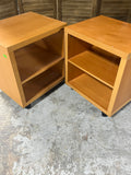 IKEA Pair of End Tables/Night Stands on Casters