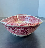 (JJ) Mason’s England Vista Pink China Double Handled Oval Vegetable Bowl