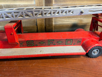 Vintage Structo Fire Dept Pressed Metal Fire Truck