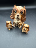 Cocker Spaniel Ceramic Family