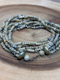 Faux (Plastic) Natural Stone Beaded Necklace