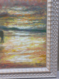“Love” Original Oil Painting by Local Artist Ginger Olansen; Signed