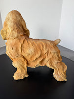 Cocker Spaniel Vintage Resin Dog Statue