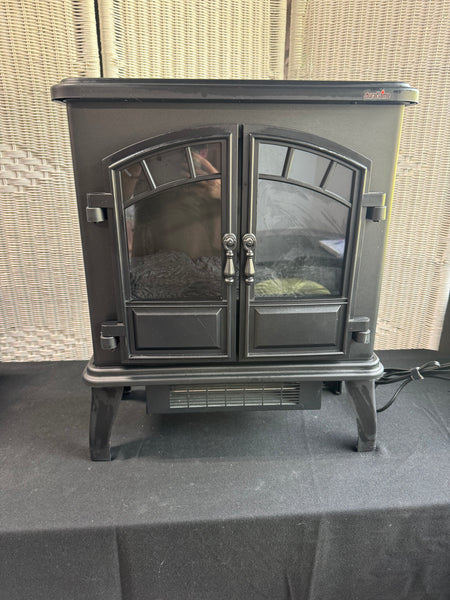 Duraflame Black Electric Fireplace (WORKS)