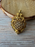 Monet Vintage Gold Tone Pendant