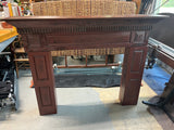 Primitive Style Hand Crafted Mantle