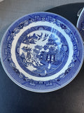 14-Piece Johnson Bros. England Blue Willow Bowls